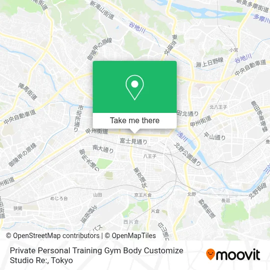Private Personal Training Gym Body Customize Studio Re: map