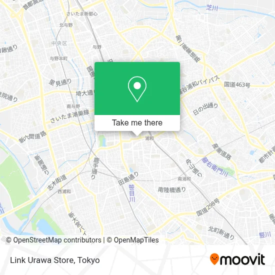 Link Urawa Store map