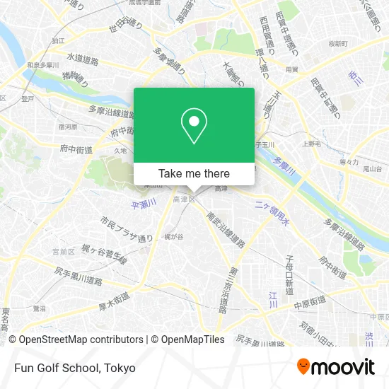 Fun Golf School map