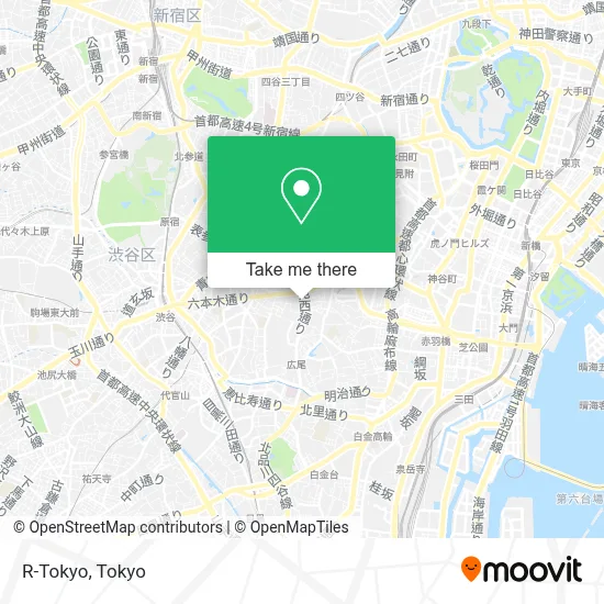 R-Tokyo map