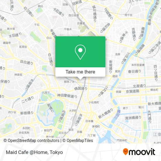 Maid Cafe @Home map