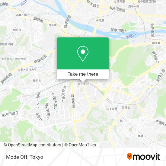 Mode Off map