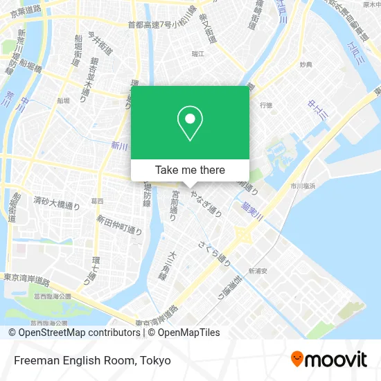 Freeman English Room map