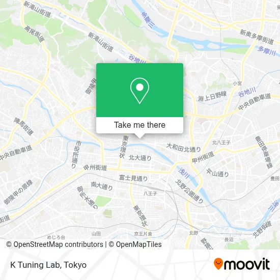 K Tuning Lab map