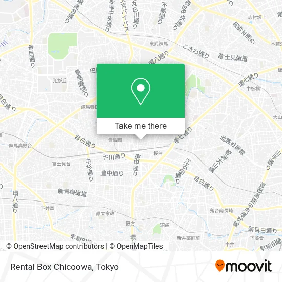 Rental Box Chicoowa map