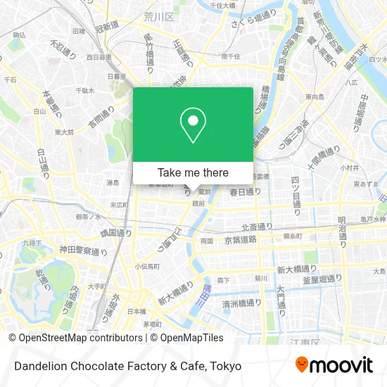 Dandelion Chocolate Factory & Cafe map