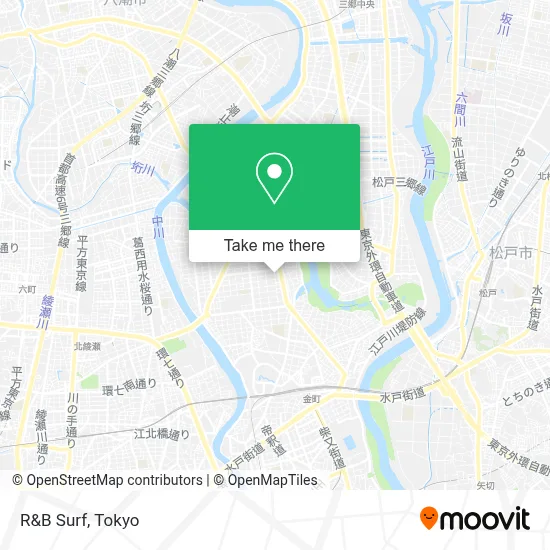 R&B Surf map