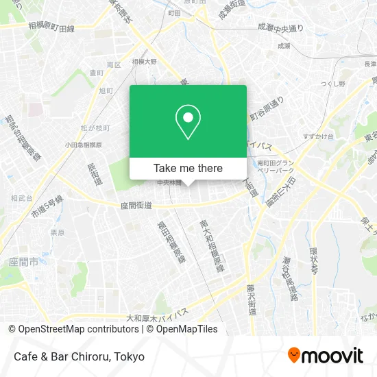 Cafe & Bar Chiroru map