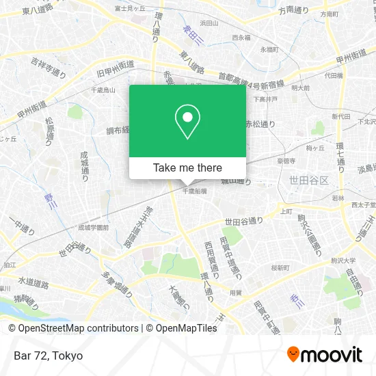 Bar 72 map
