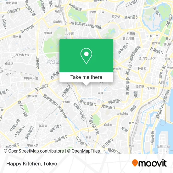 Happy Kitchen map