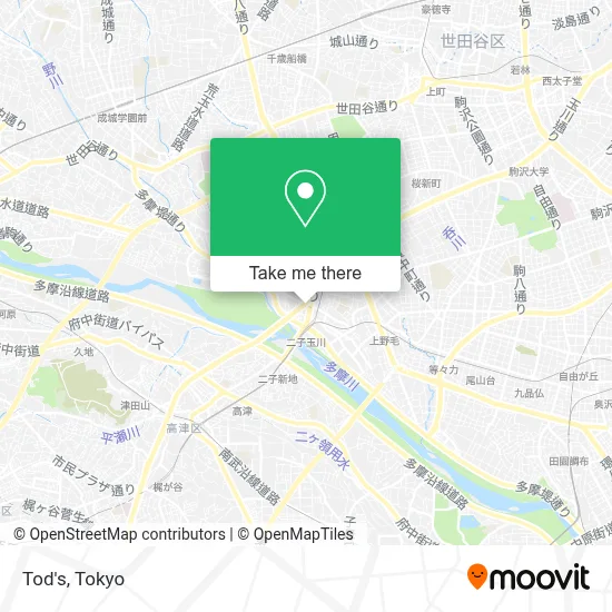 Tod's map