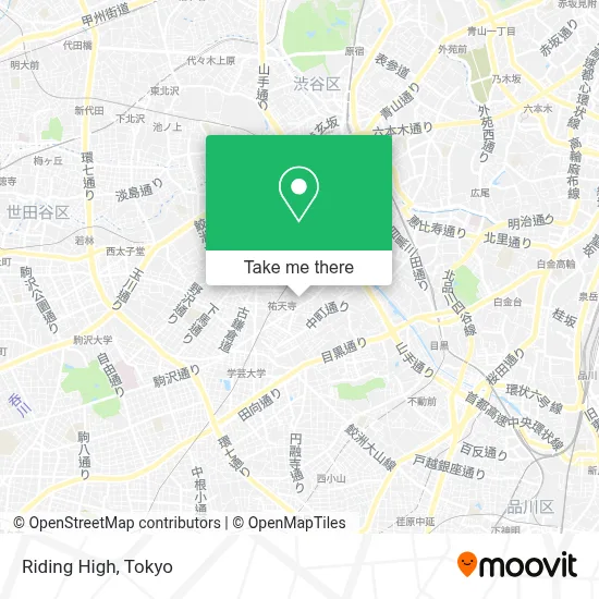 Riding High map