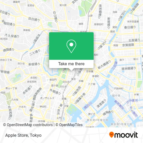 Apple Store map