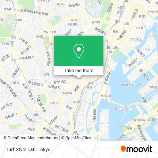 Turf Style Lab map