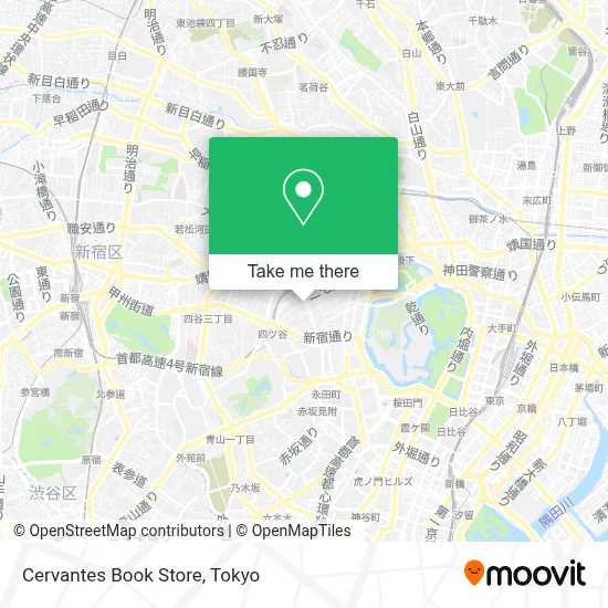 Cervantes Book Store map