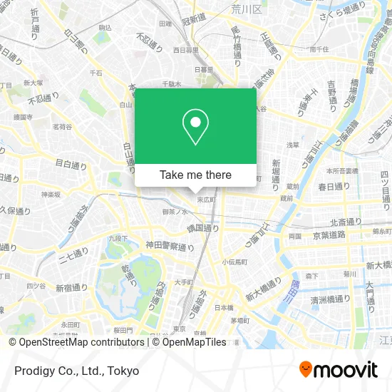Prodigy Co., Ltd. map