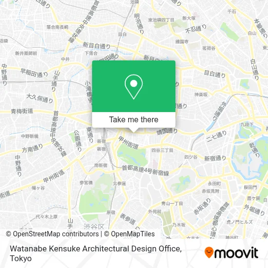 Watanabe Kensuke Architectural Design Office map