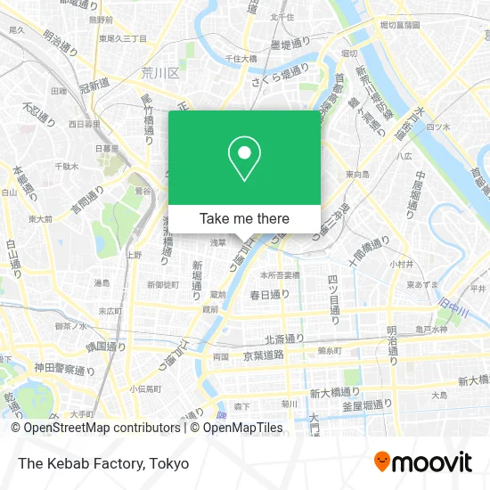 The Kebab Factory map