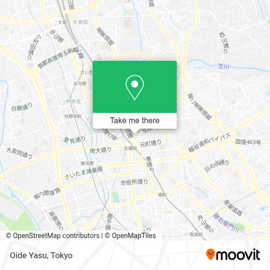 Oide Yasu map
