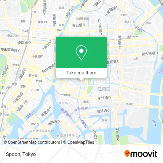 Spoon map