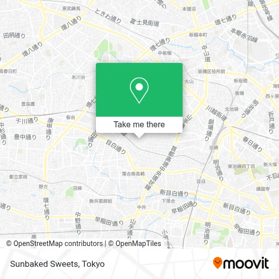 Sunbaked Sweets map