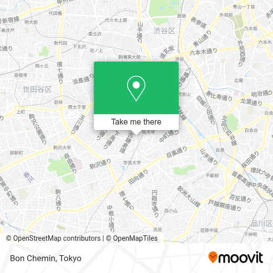 Bon Chemin map