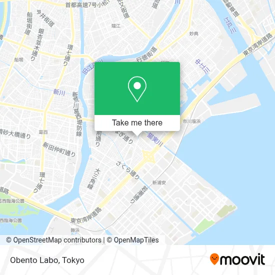 Obento Labo map