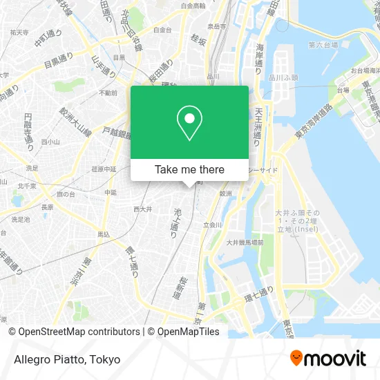 Allegro Piatto map