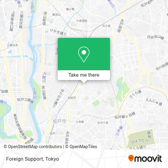 Foreign Support map