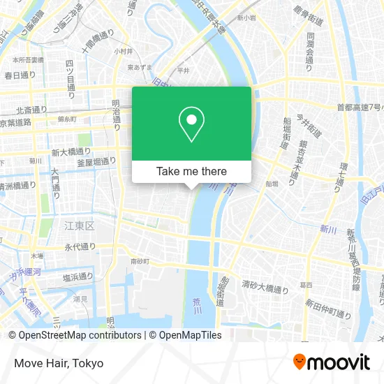 Move Hair map
