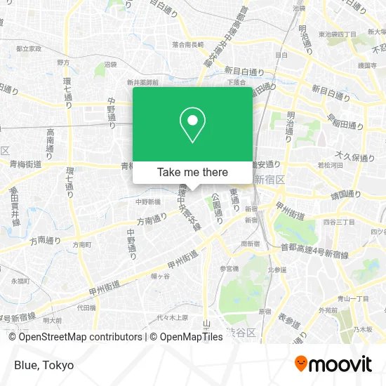 Blue map