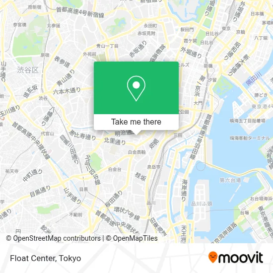 Float Center map