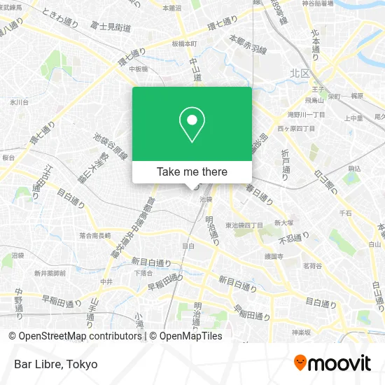 Bar Libre map