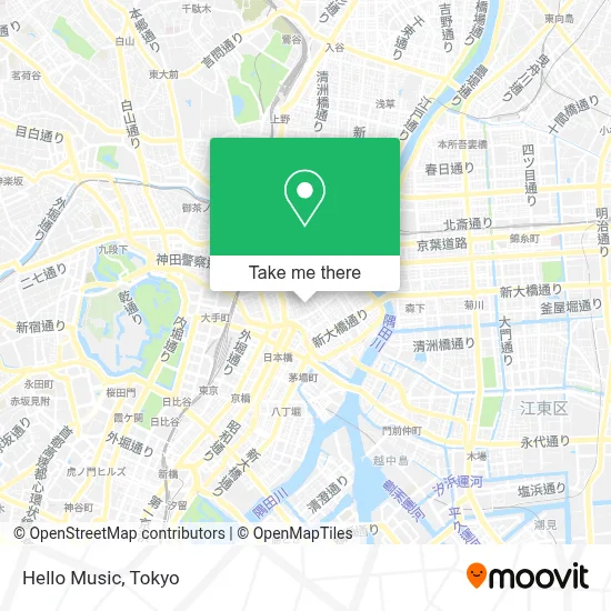 Hello Music map