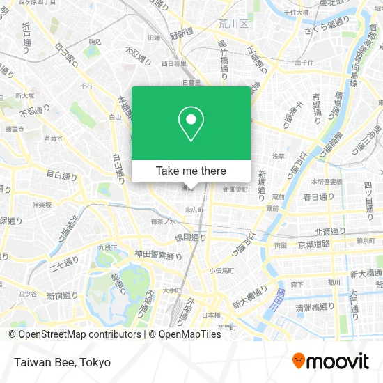 Taiwan Bee map