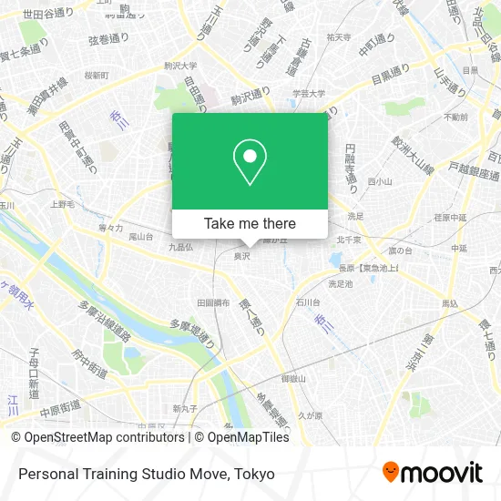 Personal Training Studio Move map