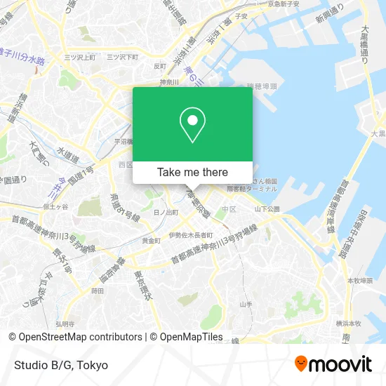 Studio B/G map
