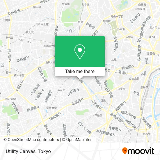Utility Canvas map