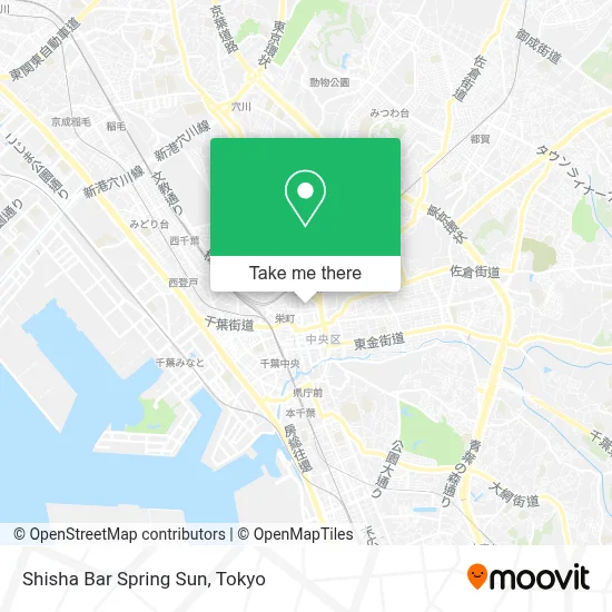Shisha Bar Spring Sun map