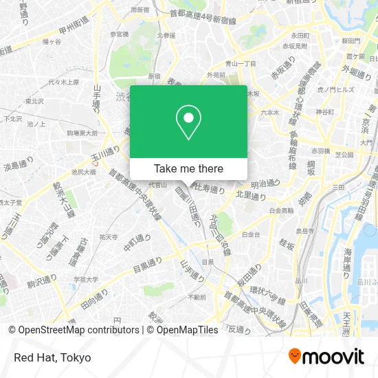Red Hat map