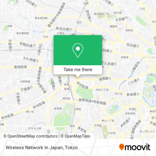 Wireless Network In Japan map