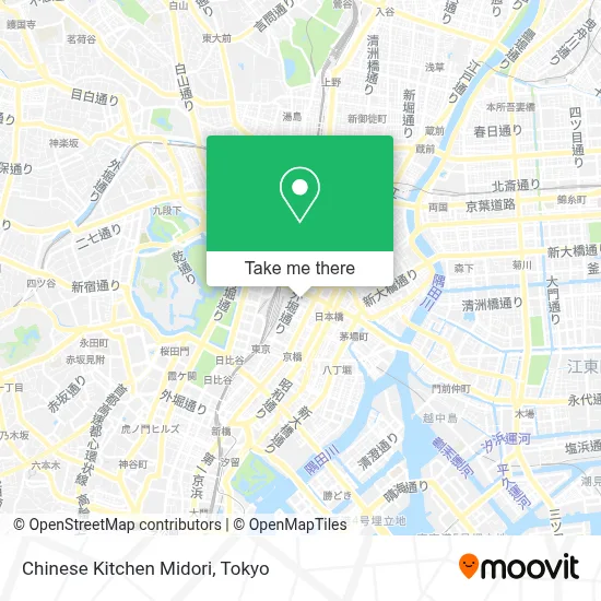 Chinese Kitchen Midori map