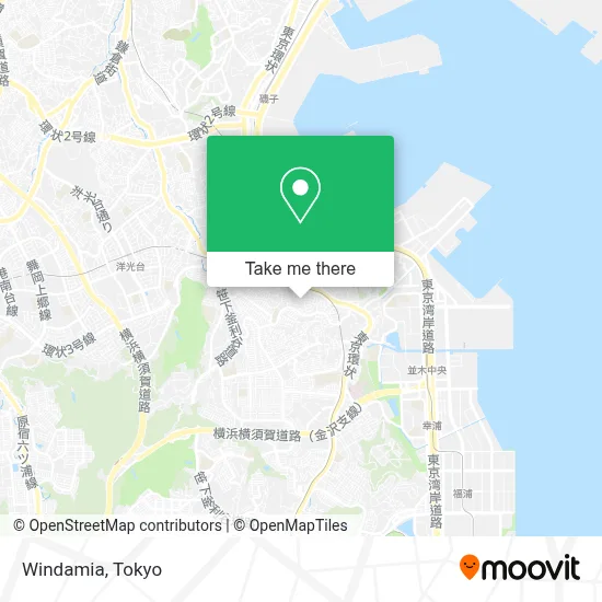 Windamia map