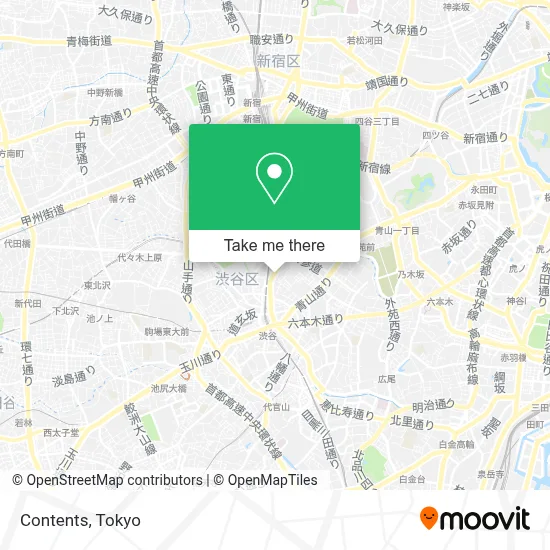 Contents map