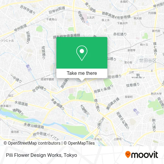 Pili Flower Design Works map