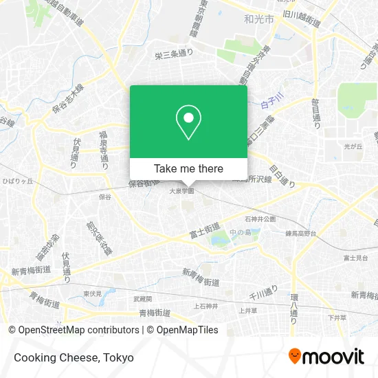 Cooking Cheese map