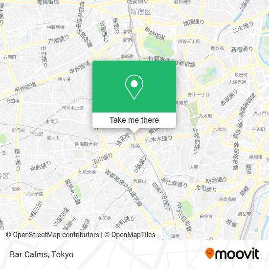 Bar Calms map