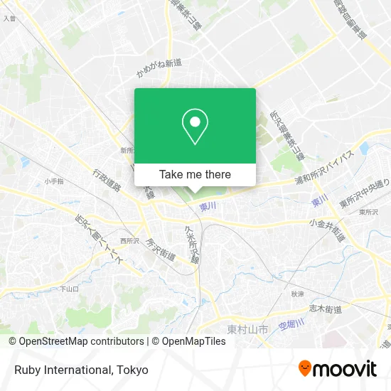 Ruby International map
