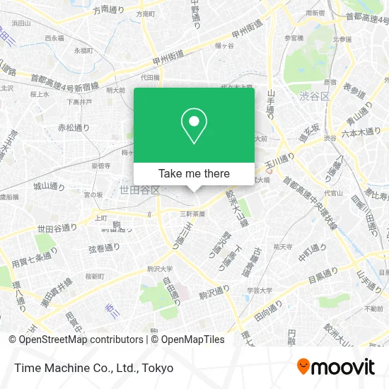 Time Machine Co., Ltd. map