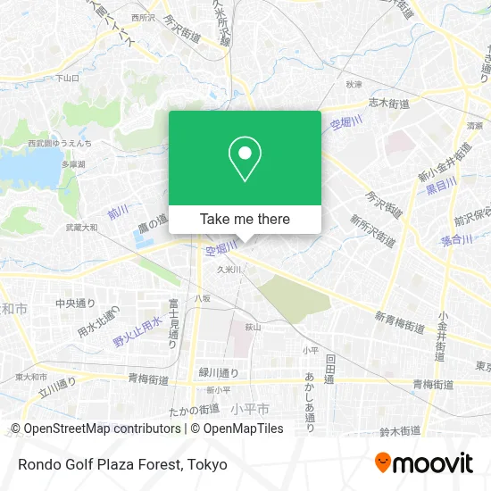 Rondo Golf Plaza Forest map